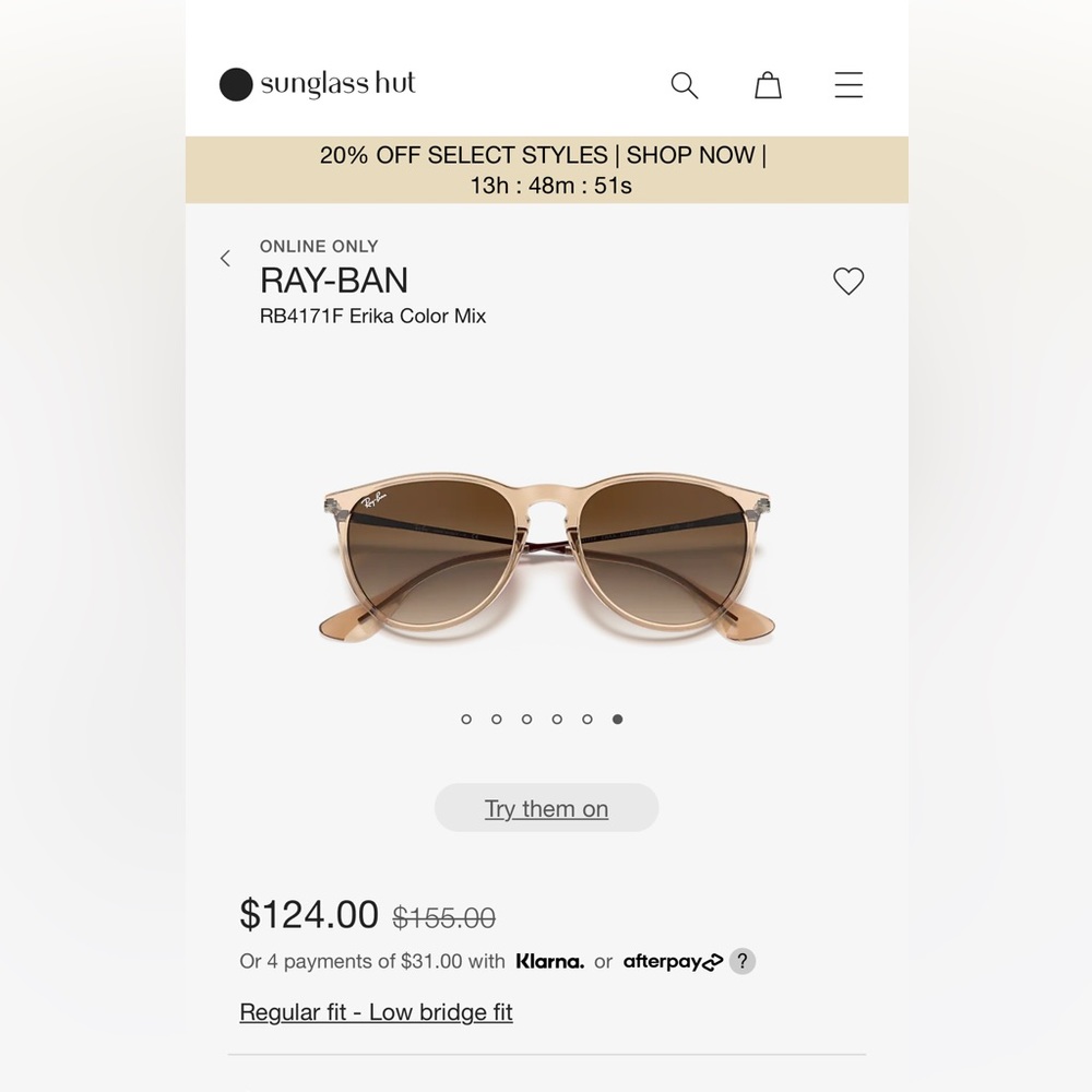 RAY-BAN
RB4171F Erika Color Mix